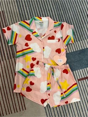 Hugo Loves Tiki Rainbow Lounge Set 10Y NWT